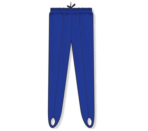 Pantalón Masculinos de Gimnasia Artística 1300 - Talla 75 Negro