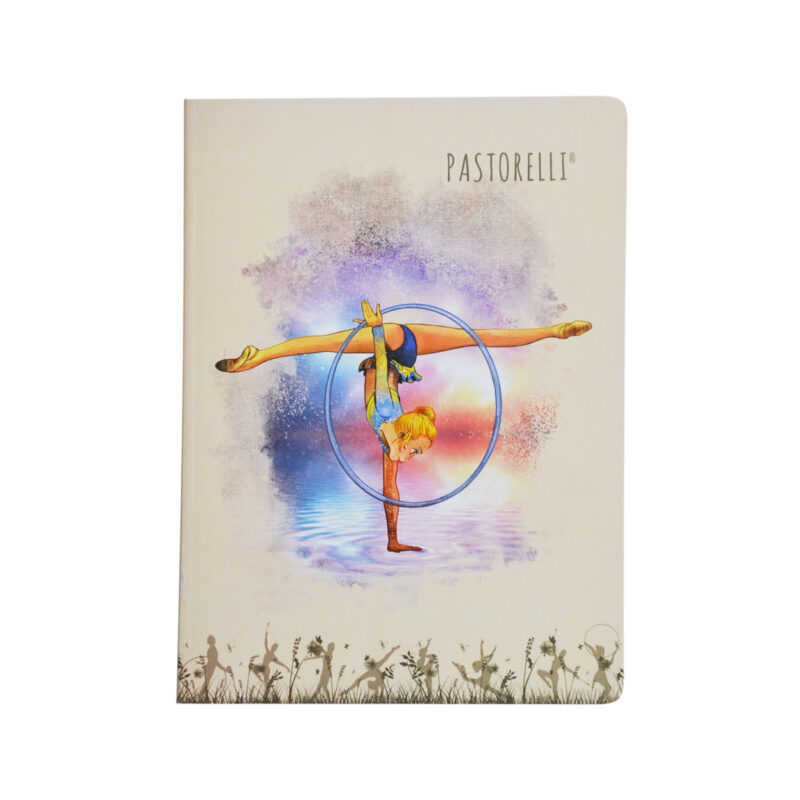 Caderno A5 ginasta com arco - Pastorelli